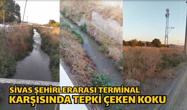 Sivas Şehirlerarası Terminal Karşısında Tepki Çeken Koku