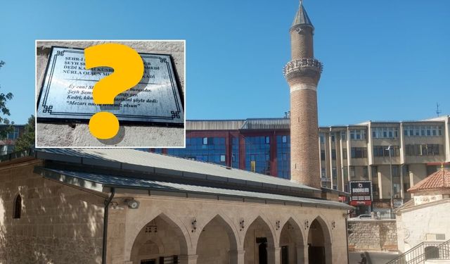 Sivas Meydan Cami'nin avlusundaki o 4 satır ziyaretçilerini bekliyor