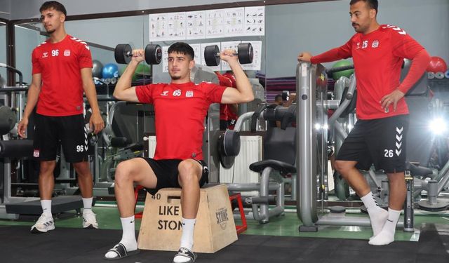 Sivasspor fitnesste kondisyon topladı