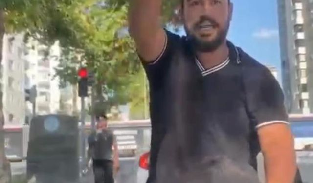 Trafik Işığında Sürücüleri Tehdit Eden Şahıs Tutuklandı