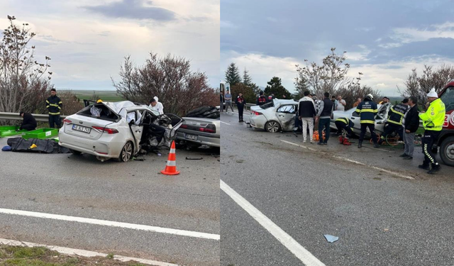 Eskişehir'de Feci Kaza! 4 Ölü 2 Yaralı!