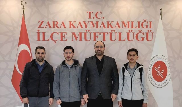 Zara'da bilgi yarışmasında dereceye giren öğrenciler ödüllendirildi