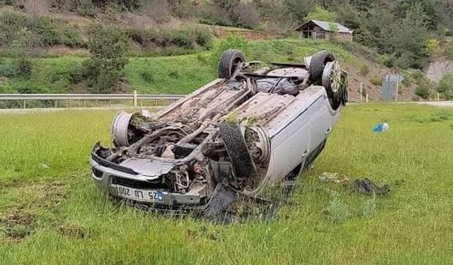 Feci trafik kazasında 5 kişi yaralandı!