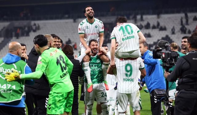 Büyük sürpriz! Konyaspor Beşiktaş'ı Devirerek Finale Yükseldi