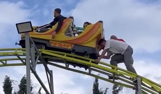 Vatandaşlar Metrelerce Yüksekte Baş Aşağı Mahsur Kaldı