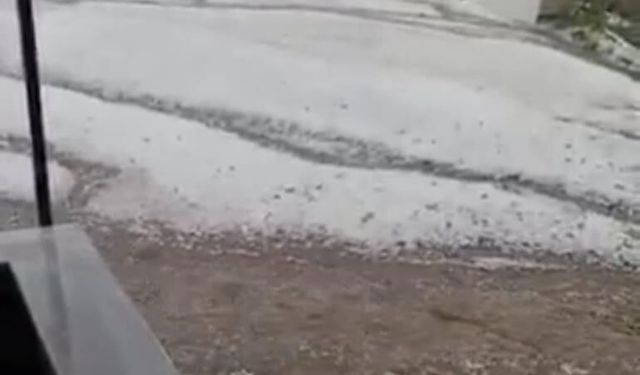 Sel ve Dolu Tarım Arazilerine Zarar Verdi
