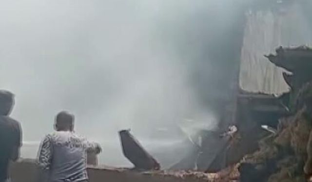 Sivas'ta Korku Dolu Anlar! Patlamanın Ardından Evini Alevler Sardı