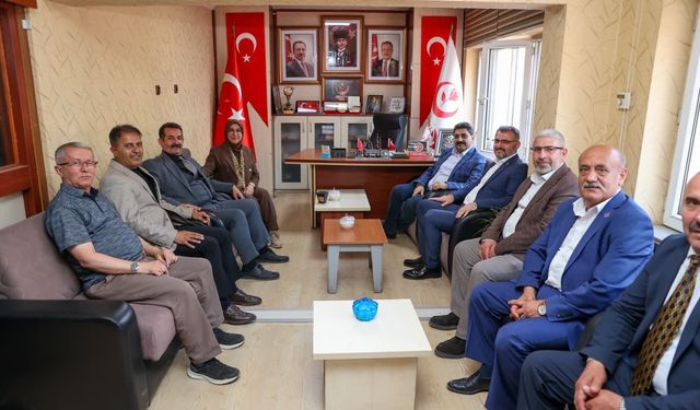 Hakan Aksu'dan BBP Sivas İl Başkanı Hakan Sezerer'e ziyaret
