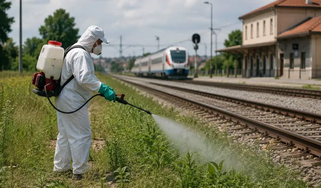 Sivas tren hatlarında ilaçlama uyarısı!