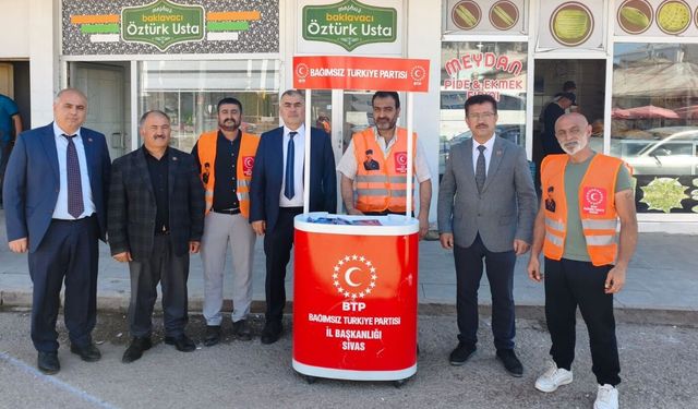 BTP Sivas Teşkilatı Kangal'da vatandaşlarla buluştu