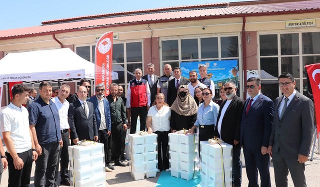 Sivas'ta arıcılara ana arı ve çiftleştirme kutusu desteği
