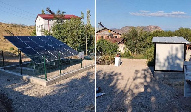 Sivas Suşehri Akıncı Köyü'ne güneş enerjisi desteği
