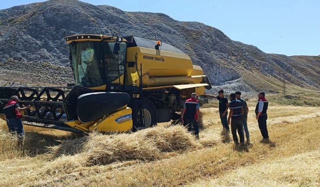 Sivas'ta biçerdöverlere sıkı kontrol