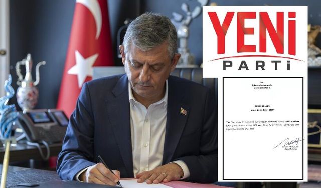 Özgür Özel Yeni Parti'yi ilan etti