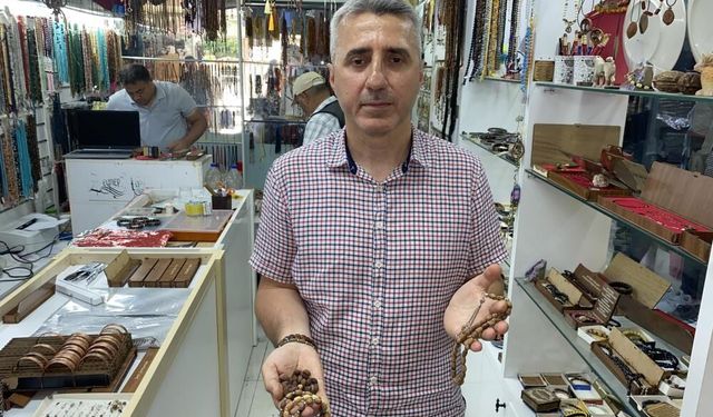 Sivas'ta o kahvaltı atığı tespihe dönüşüyor