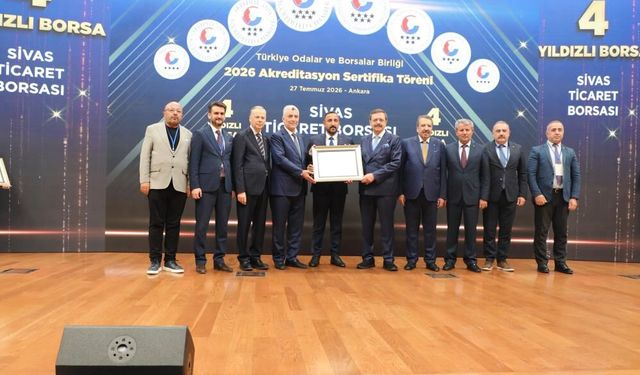 Sivas Ticaret Borsası hizmet kalitesi tescillendi