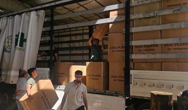 Sivas'tan Suriye'ye İHH yardımı