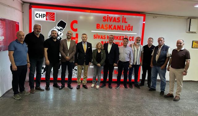 BBP'den CHP Sivas İl Başkanlığına ziyaret