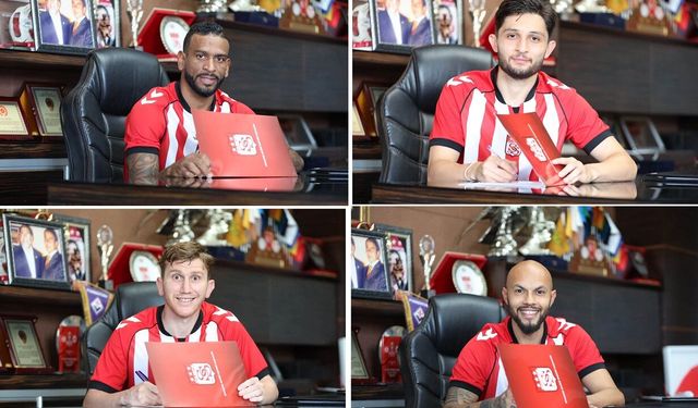 Sivasspor 4 futbolcu ile imza attı