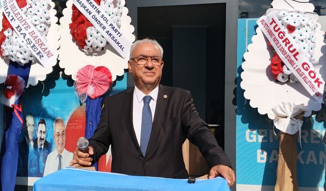 DSP Genel Başkanı Aksakal, Sivas'ta konuştu