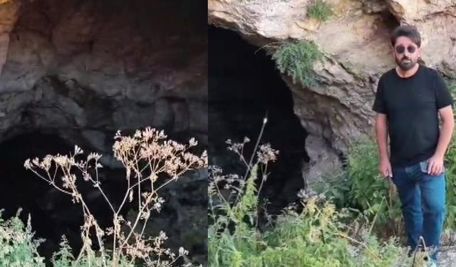 Sivas İmranlı'da gizemli mağara!