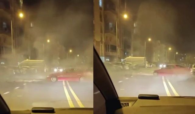Sivas'ta drift magandalığı devam ediyor!
