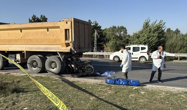 Sivas'ta motosiklet kazası: 1 ölü