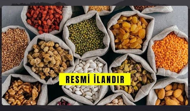 GIDA ÜRÜNLERİ SATIN ALINACAKTIR