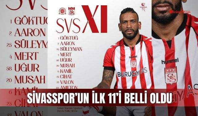 Sivasspor’un Batman Petrolspor karşısındaki ilk 11’i belli oldu