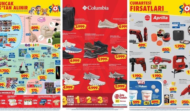 ŞOK 19 Eylül 2026 Kataloğu: Columbia, Stanley, Aprilla ve Oyuncak Fiyatları