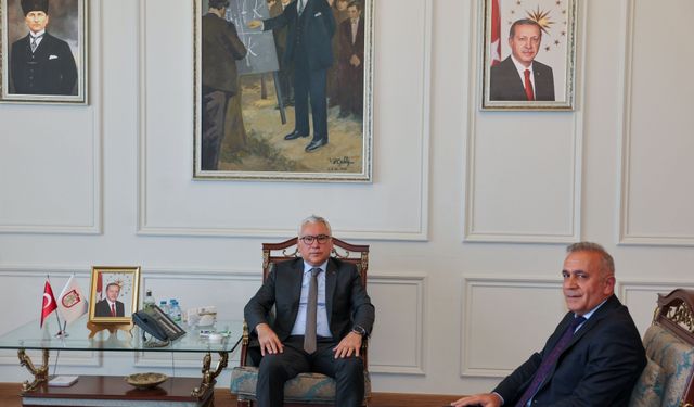 Mustafa Türkoğlu’ndan Vali Şimşek’e Ziyaret