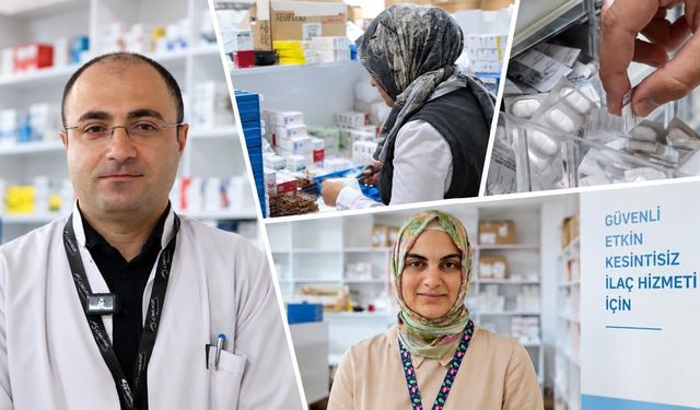 Sivas'taki Hastane Eczacıları Güvenli İlaç Kullanımına Katkı Sunuyor