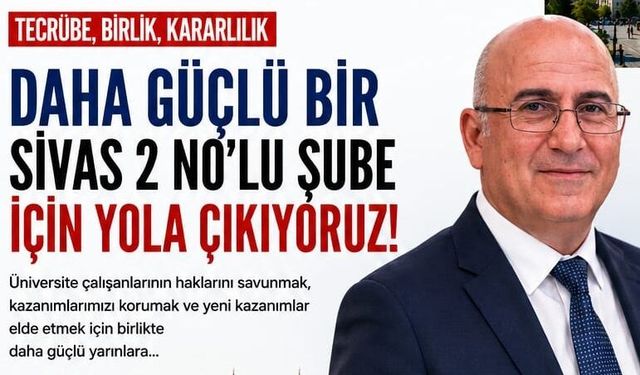 Nizamettin Koç sendika adaylığını açıkladı
