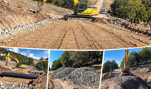 Koyulhisar'da heyelan hasarı onarıldı