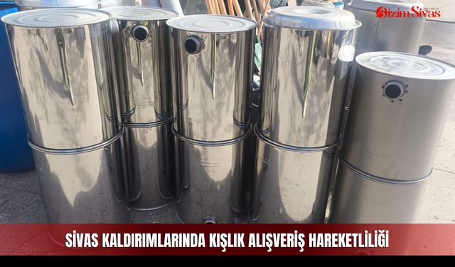 Sivas Kaldırımlarında Kışlık Alışveriş Hareketliliği