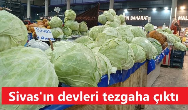 Sivas'ın devleri tezgaha çıktı!
