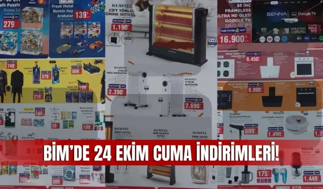 24 Ekim 2025 BİM Kataloğu: Sivas’ta Büyük İndirim Başladı