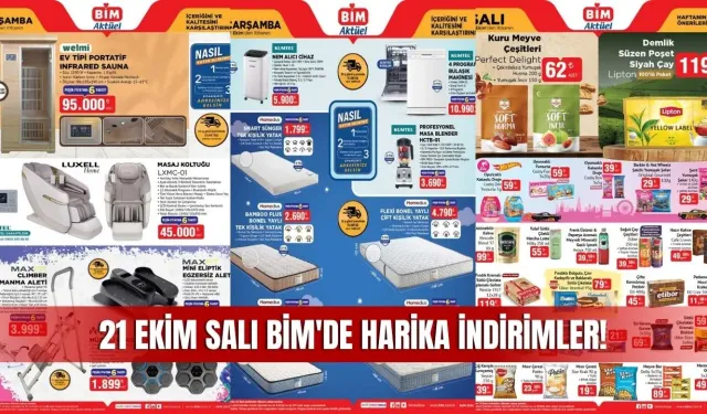 Sivas’ta BİM Aktüel 21 Ekim 2025 Fırsatları: Büyük İndirim Başladı