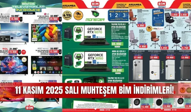 BİM 11 Kasım 2025 Aktüel Kataloğu: Haftanın Önerileri Başladı!