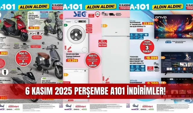 A101 6 Kasım 2025 Aktüel Kataloğu: Sivas'ta Haftanın Büyük İndirimleri Başladı