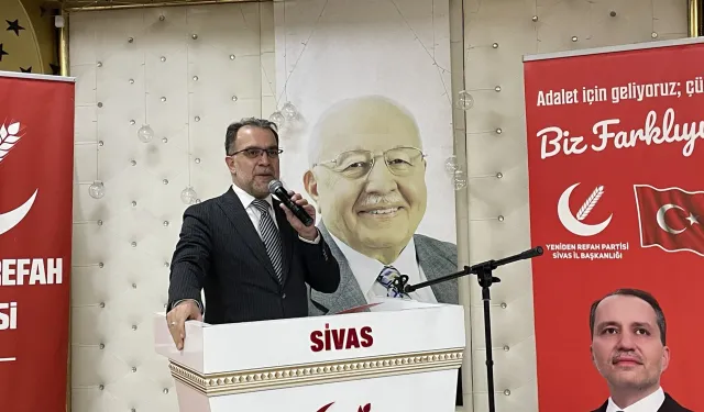 Yeniden Refah Partisi Genel Başkan Yardımcısı Nureddin Gül: Sivas üye çalışmalarında Türkiye'de ilk 3'e girdi