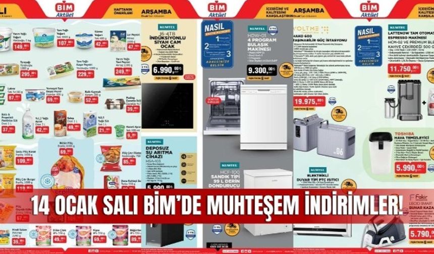 14 Ocak 2025 BİM Aktüel Kataloğu: İndirimli Ürünlerle Dolu Alışveriş Fırsatları Sizleri Bekliyor!