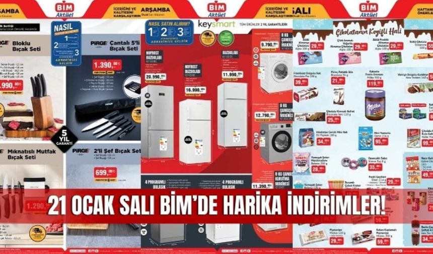 BİM 21 Ocak 2025 Aktüel Kataloğu: Sivas'taki BİM Marketlerinde Kaçırılmayacak Fırsatlar!