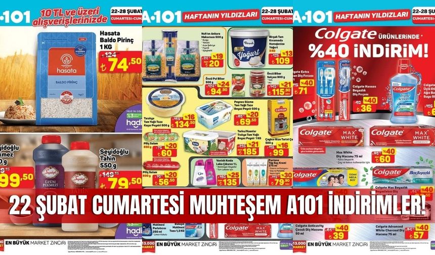 Sivas A101 Marketlerinde 22 Şubat 2025 Aktüel Ürünler ve İndirimler!