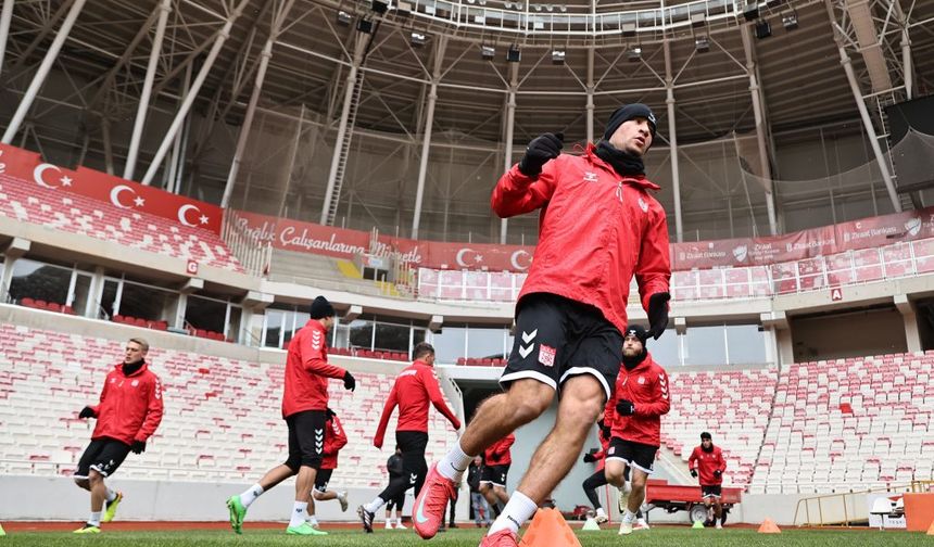 Sivasspor'da Hırslı Hazırlık
