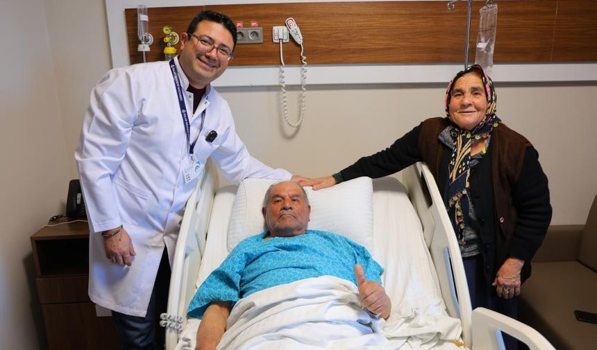 Beyin anjiyosu ile sağlığına kavuştu
