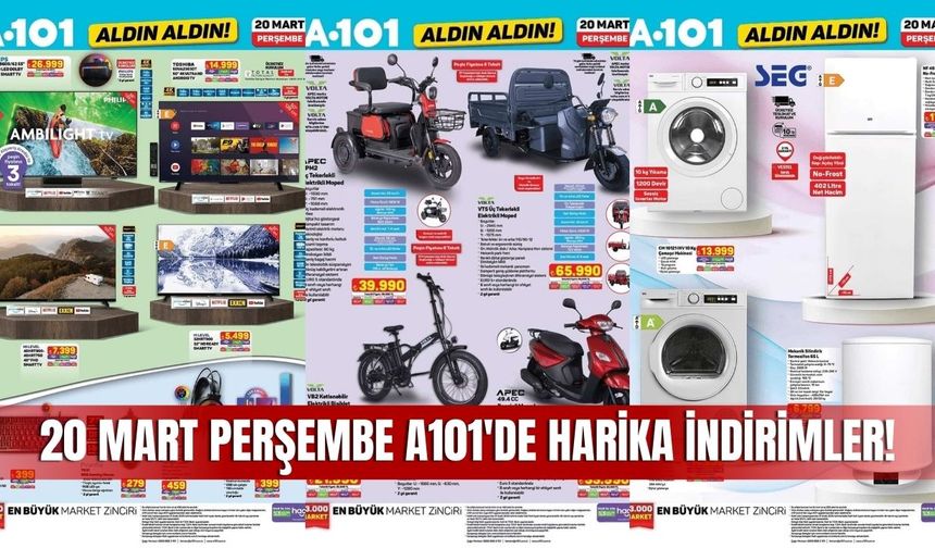 A101 20 Mart 2025 Aktüel Kataloğu: Türkiye Geneli ve Sivas'taki Büyük İndirimler!