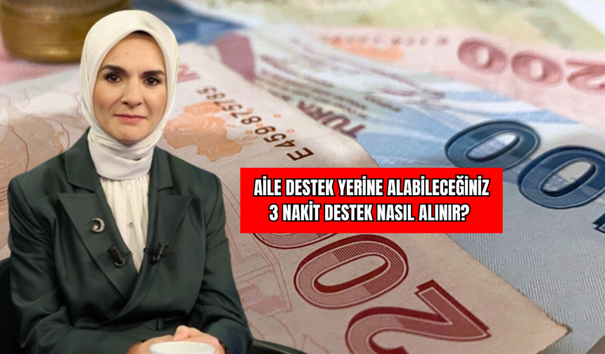 Aile Destek Yerine Alabileceğiniz 3 Nakit Destek Nasıl Alınır?