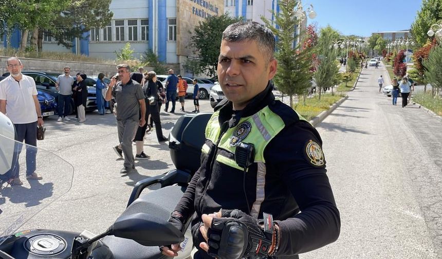 Polis harekete geçti öğrenciyi yetiştirdi