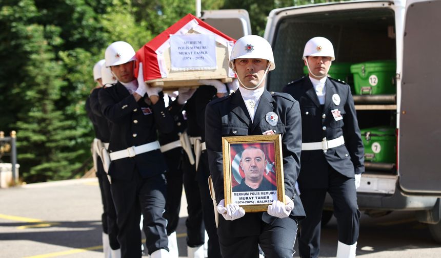 Polis Memuru Murat Tamer İçin Sivas’ta Veda Töreni